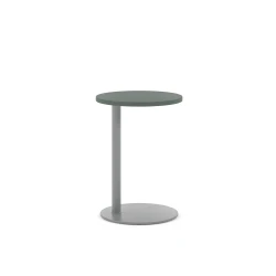 Delago Table, Round Top, 26H, Back View