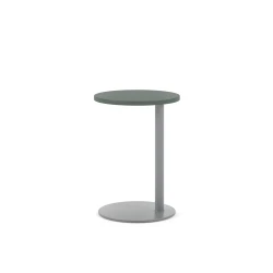 Delago Table, Round Top, 26H, Front View