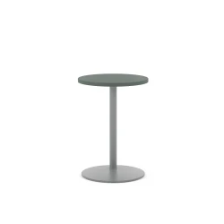 Delago Table, Round Top, 26H, Side View