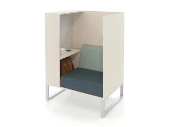 Chatham Cove Work Lounge 58” H with 3-sided surround