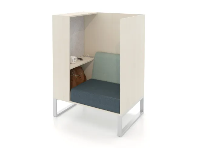 Chatham Cove Work Lounge 58” H with 3-sided surround