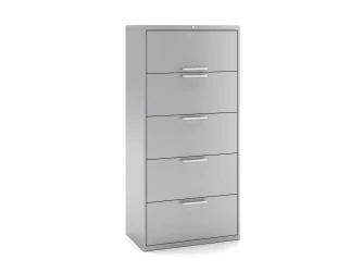 L Series Five High Lateral File with Rectangle Pull