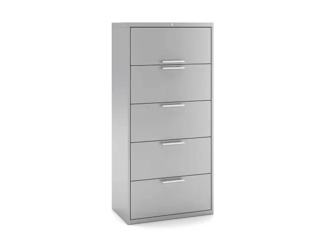 L Series Five High Lateral File with Rectangle Pull