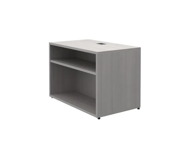 Calibrate Storage Height Adjustable Table Base with Bookcase 30” x 18” in Looks Likeatre