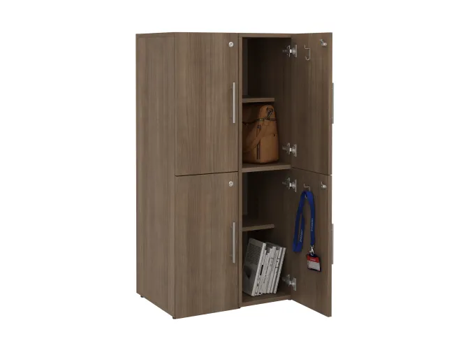 Calibrate Series Lockers with open door