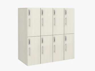 Calibrate Storage 50” Lockers, 2 high, 4 across with digital locks