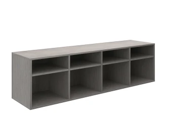 Calibrate Series Storage Bookcase to the Floor