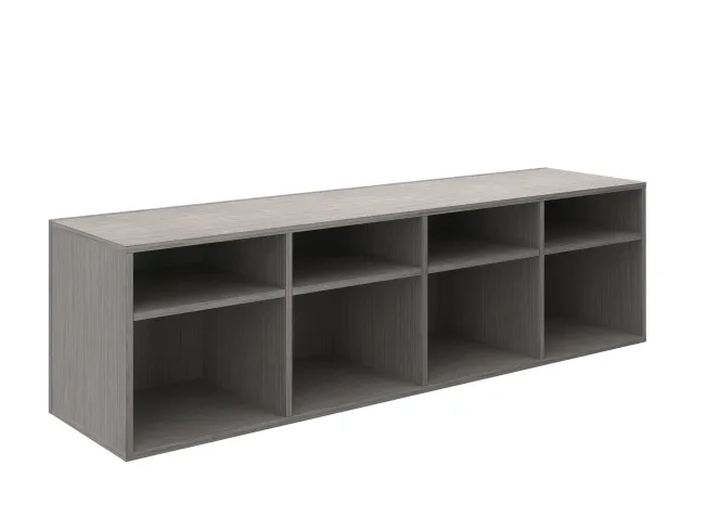 Calibrate Series Storage Bookcase to the Floor