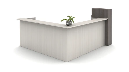 Calibrate Laminate Casegoods Reception Station, exterior view