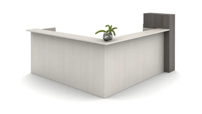 Calibrate Laminate Casegoods Reception Station, exterior view