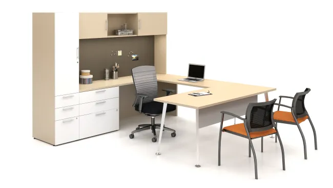Calibrate Series Casegoods Tapered Leg Private Office 