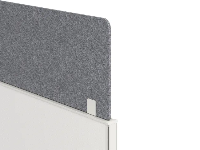 Detail of PET Lite Clip Supported Panel Mount Screen