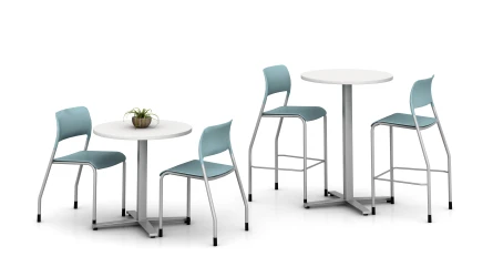 Day-to-Day Cafe Tables with Pierce Seating