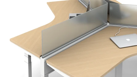 Encounter PowerBeam Frosted Glass Screen