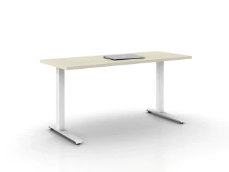 Day-to-Day Table with Steel C-base on glides