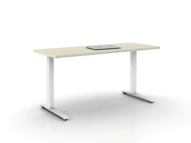Day-to-Day Table with Steel C-base on glides