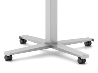 Day to Day Table Steel X Base with Casters