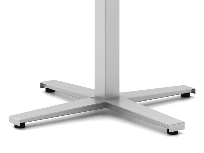 Day to Day Table Steel X Base with Glides