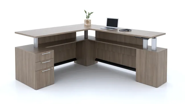 Calibrate Height Adjustable Executive Desk