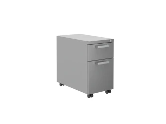 L Series Steel Storage B/F 12” Pedestal on casters