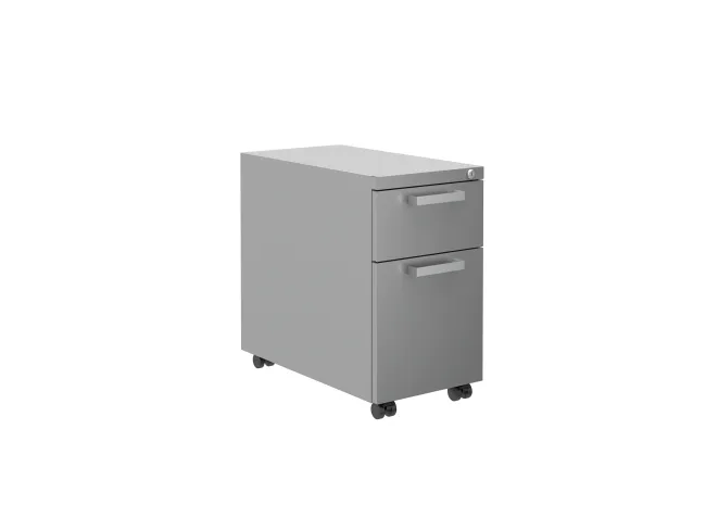 L Series Steel Storage B/F 12” Pedestal on casters