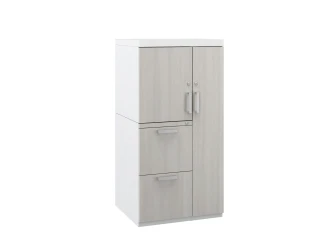L Series Steel Storage 50 inch Wardrobe Tower with Laminate Fronts