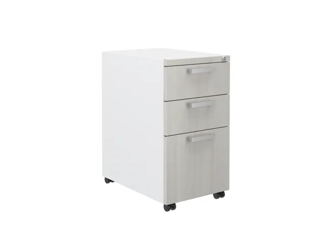 L Series Steel Storage B/B/F pedestal with laminate fronts