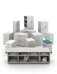 Calibrate and L Series Storage Family Shot - Vertical View