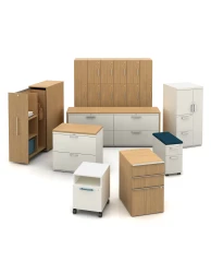 Calibrate Laminate Storage and L Series Steel Storage 
