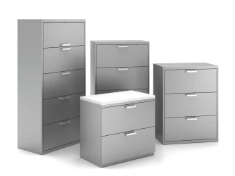 L Series Lateral Storage Family with Rectangle Pulls