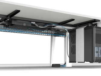 Oxygen under desk detail