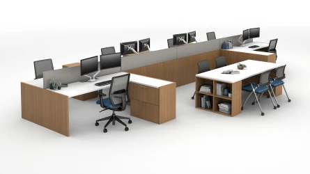 Oxygen with end panels and upmount screens