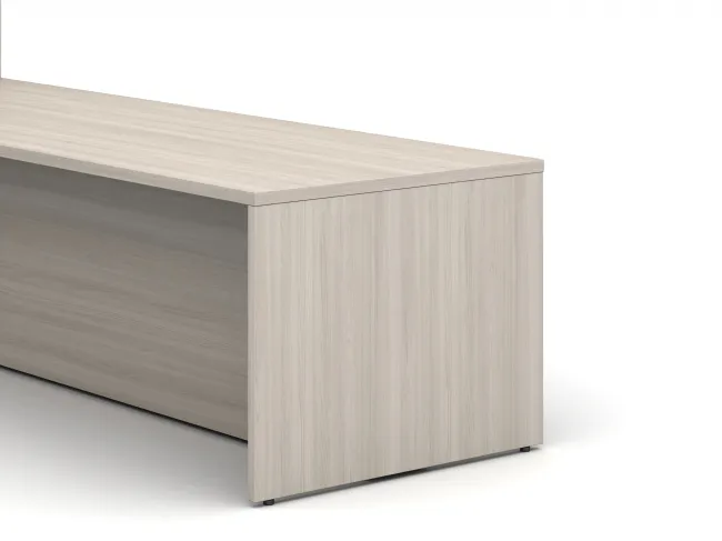 Calibrate Series Flush End Panel Conference Table, Detail View