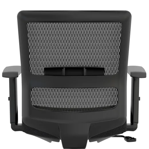 Revere Task Seating Lumbar Detail in up position 