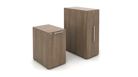 Calibrate Pantry Pull-out Storage shown in all sizes: 27”, 42”, closed