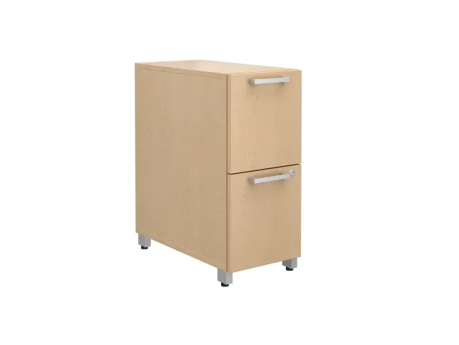 Calibrate Series Storage 12” F/F Pedestal on casters