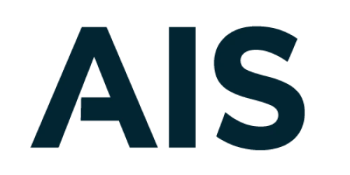 AIS Logo - Black Aqua