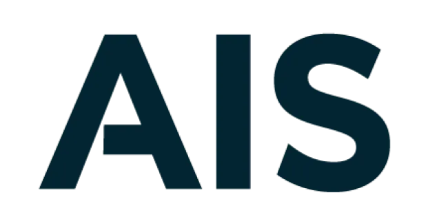AIS Logo - Black Aqua