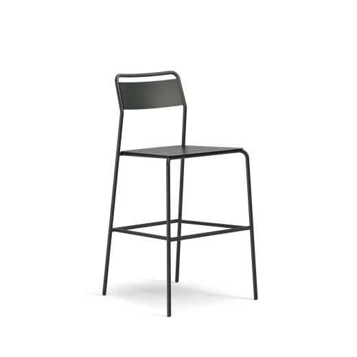 Cascades Armless Bar Stool, 3/4 View
