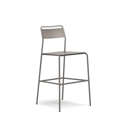 Cascades Armless Bar Stool, 3/4 View