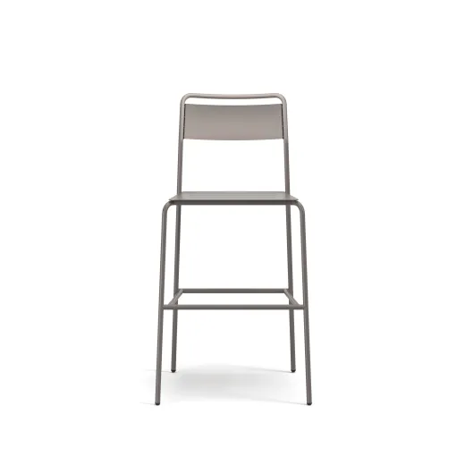 Cascades Armless Bar Stool, Front View