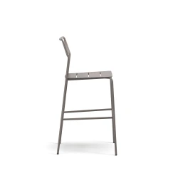 Cascades Armless Bar Stool, Side View
