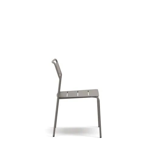 Cascades Armless Chair, Side View