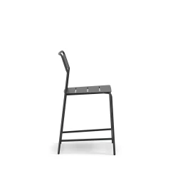 Cascades Armless Counter Stool, Side View