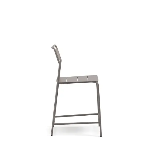 Cascades Armless Counter Stool, Side View