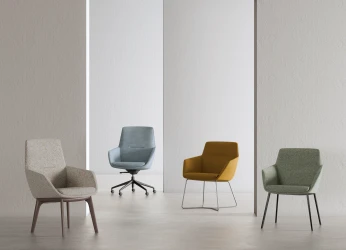 Ardyn Family, Low-back, Mid-back, 4-Leg Wood Base, 5-star Base, Wire Base, 4-Leg Metal Base