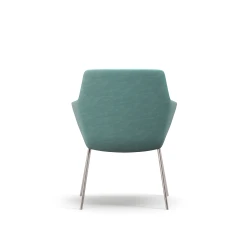 Ardyn, Low-back, 4-leg Metal base, back view