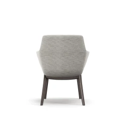 Ardyn, Low-back, 4-leg Wood base, back view