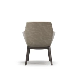 Ardyn, Low-back, 4-leg Wood base, back view