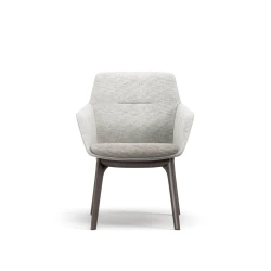 Ardyn, Low-back, 4-leg Wood base, front view